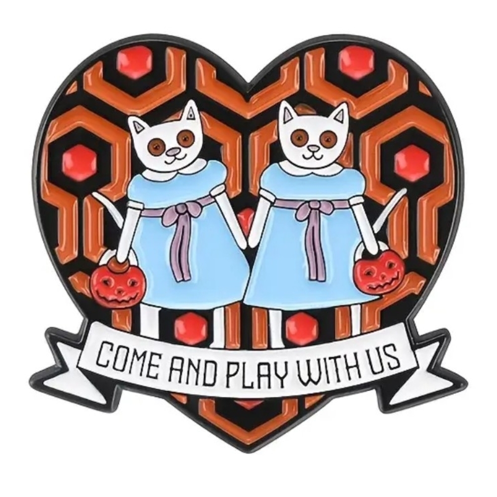 Cat Enamel Pin - The Shining